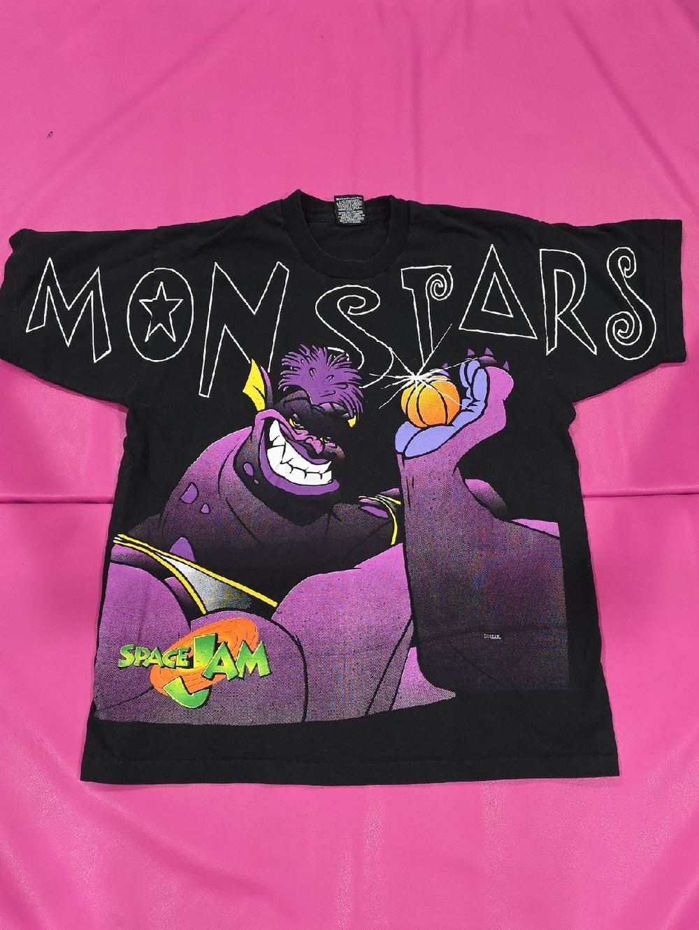 Authentic Vintage 1996 Space Jam "Monstars" Graphic T-Shirt - L